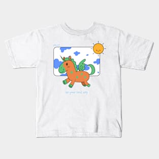 Cute Animal Cartoon Drawing Kids T-Shirt